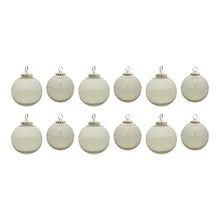 Load image into Gallery viewer, Ribbed Glass Ball Ornament (Set of 12)