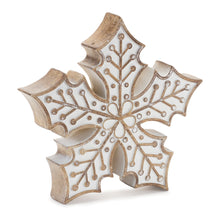 Load image into Gallery viewer, Tabletop Snowflake (Set of 2)