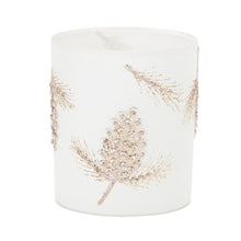 Load image into Gallery viewer, Glittered Pine Cone Candle Holder (Set of 6)