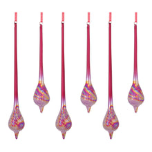 Load image into Gallery viewer, Irredescent Glass Drop Ornament (Set of 12)