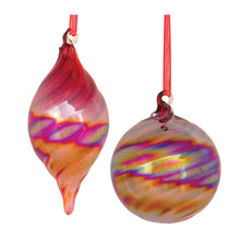 Load image into Gallery viewer, Irredescent Glass Ornament (Set of 12)