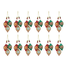 Load image into Gallery viewer, Glass Reflector Ornament Drop (Set of 12)