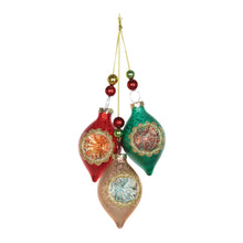Load image into Gallery viewer, Glass Reflector Ornament Drop (Set of 12)