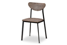 Load image into Gallery viewer, Baxton Studio Ornette Mid-Century Modern Matte Black Frame 5-Piece Dining Set