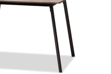Load image into Gallery viewer, Baxton Studio Ornette Mid-Century Modern Matte Black Frame 5-Piece Dining Set