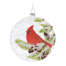 Load image into Gallery viewer, Glass Cardinal Bird Ball Ornament (Set of 6)