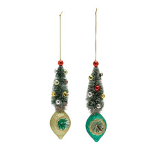 Load image into Gallery viewer, Pine Tree Reflector Drop Ornament (Set of 12)
