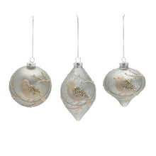 Load image into Gallery viewer, Beaded Glass Bird Ornament (Set of 6)
