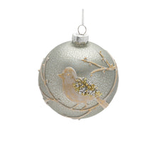 Load image into Gallery viewer, Beaded Glass Bird Ornament (Set of 6)