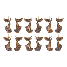 Load image into Gallery viewer, Bronze Trumpet Angel Ornament (Set of 6)