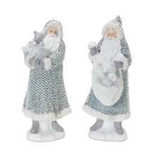 Load image into Gallery viewer, Santa with Sweater Coat Figurine (Set of 2)