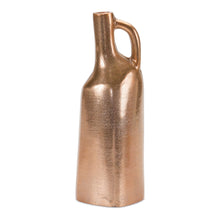 Load image into Gallery viewer, Copper Metal Bottle Vase 12"H