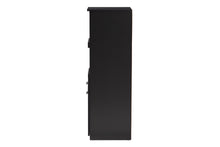 Load image into Gallery viewer, Baxton Studio Fabian Modern and Contemporary Dark Grey and Oak Brown Finished Kitchen Cabinet with Roll-Out Compartment
