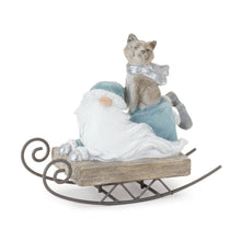 Load image into Gallery viewer, Gnome on Sled Figurine (Set of 2)