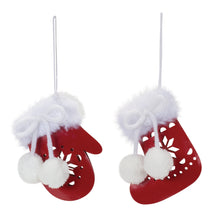 Load image into Gallery viewer, Snowflake Mitten and Stocking Ornament (Set of 12)