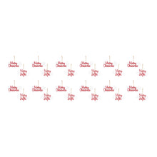 Load image into Gallery viewer, Metal Holiday Sentiment Ornament (Set of 12)