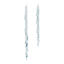 Load image into Gallery viewer, Melted Glass Icicle Drop Ornament (Set of 6)