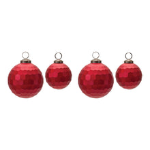Load image into Gallery viewer, Hammered Glass Ball Ornament (Set of 4)