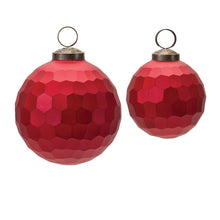 Load image into Gallery viewer, Hammered Glass Ball Ornament (Set of 4)
