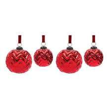 Load image into Gallery viewer, Mercury Glass Ball Ornament (Set of 4)