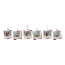 Load image into Gallery viewer, Glass Gnome Shadow Box Ornament (Set of 6)
