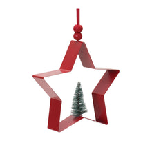 Load image into Gallery viewer, Star and Pine Tree Cookie Cutter Ornament (Set of 6)