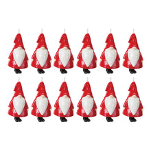 Load image into Gallery viewer, Ceramic Gnome Bell Ornament (Set of 12)