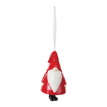 Load image into Gallery viewer, Ceramic Gnome Bell Ornament (Set of 12)