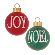 Load image into Gallery viewer, Joy and Noel Ball Ornament (Set of 6)