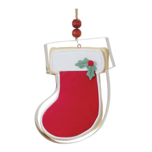 Load image into Gallery viewer, Bell and Stocking Cookie Cutter Ornament (Set of 12)