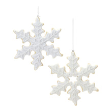 Load image into Gallery viewer, Snowflake Cookie Ornament (Set of 12)