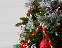 Load image into Gallery viewer, Tree and Star Cookie Cutter Ornament (Set of 12)
