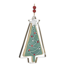 Load image into Gallery viewer, Tree and Star Cookie Cutter Ornament (Set of 12)