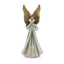 Load image into Gallery viewer, Serene Winter Angel Statue (Set of 2)