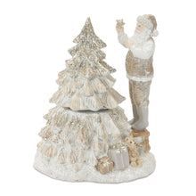 Load image into Gallery viewer, Santa with Spinning Christmas Tree (Set of 2)
