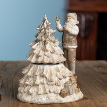 Load image into Gallery viewer, Santa with Spinning Christmas Tree (Set of 2)