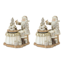 Load image into Gallery viewer, Santa with Spinning Christmas Tree (Set of 2)