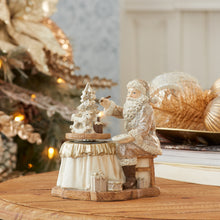 Load image into Gallery viewer, Santa with Spinning Christmas Tree (Set of 2)