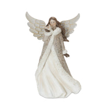 Load image into Gallery viewer, Winter Angel Figurine with Bird Accent (Set of 2)