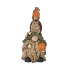 Load image into Gallery viewer, Stacking Gnome with Animals Figurine (Set of 2)