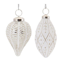 Load image into Gallery viewer, Frosted Glass Onion Ornament (Set of 6)