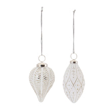 Load image into Gallery viewer, Frosted Glass Onion Ornament (Set of 6)