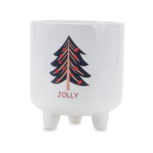 Load image into Gallery viewer, Footed Pine Tree Planter (Set of 3)