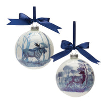Load image into Gallery viewer, Woodland Deer and Moose Ball Ornament (Set of 6)
