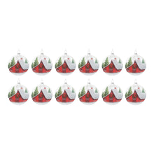 Load image into Gallery viewer, Frosted Barn Ball Ornament (Set of 12)