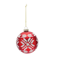 Load image into Gallery viewer, Nordic Snowflake Ball Ornament (Set of 6)