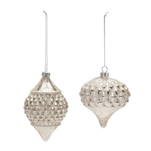 Load image into Gallery viewer, Harlequin Mercury Glass Ornament (Set of 6)