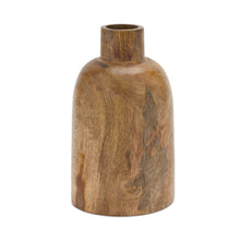 Load image into Gallery viewer, Mango Wood Bottle Vase (Set of 2)