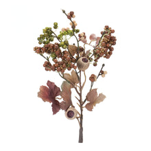 Load image into Gallery viewer, Harvest Leaf and Berry Pod Spray (Set of 12)