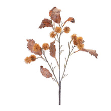 Load image into Gallery viewer, Fall Leaf and Thistle Spray (Set of 6)